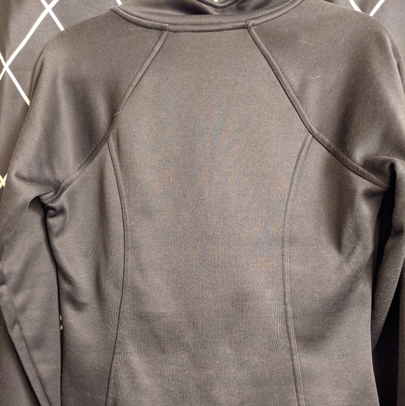 The North Face Zip Up lined black jacket sweatshirt black - Picture 9 of 14